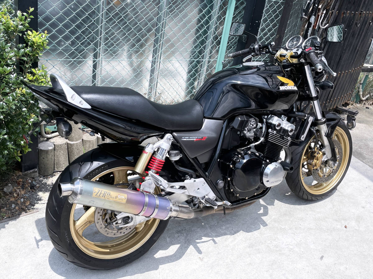 cb400sf  spec3 NC39 低走行 黒 タイヤバリ山