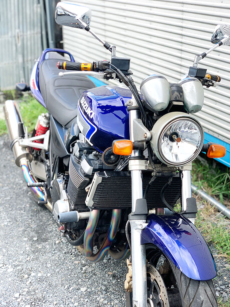 GSX1400 ハンドル 42F00 スズキ 純正 バイク 部品 GY71A 幅720mm 曲がり無し 品薄 希少品 車検 Genuine:22311333