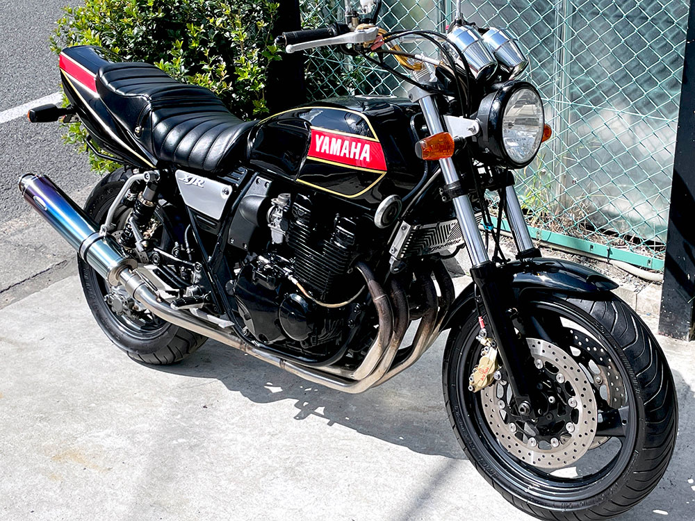 XJR400rタンクRZカラー ☆YAMAHA 格安スタート XJR400R RZカラー プチカスタム車 予備検代行可