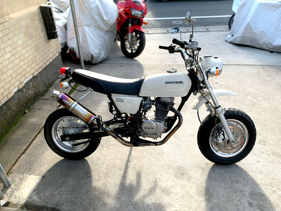 新到着 HONDA ホンダ エイプ100 APE100 HC07 リアホイール バリ溝
