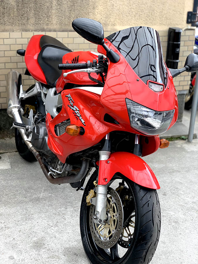 VTR1000F シート MBB ホンダ 純正  バイク 部品 SC36 張り替えベースに ファイアーストーム 品薄 希少品 車検 Genuine:22303242