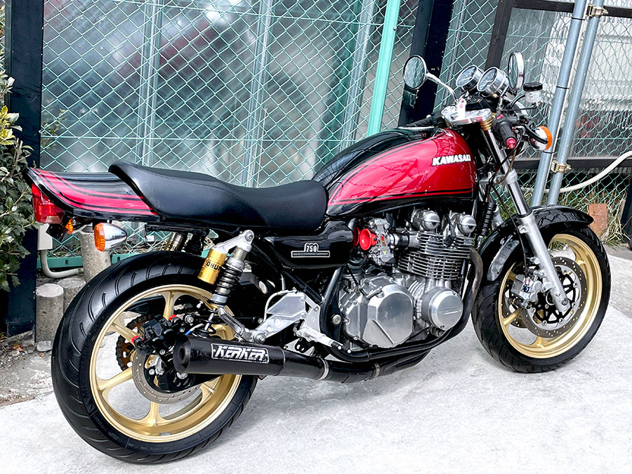 ゼファー750 サイドカバー 右 茶M カワサキ 純正 バイク 部品 ZR750C ZEPHYR750 キャンディダイヤモンドブラウン 割れ欠け無し 品薄 希少品 車検 Genuine:22321998