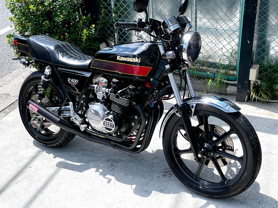 KAWASAKI Z400FX KZ400E – 京都のバイクショップSPEC-M