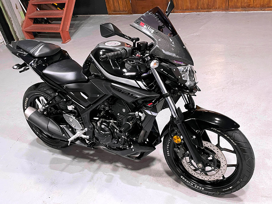 YAMAHA MT-25 RG43J – 京都のバイクショップSPEC-M（スペックエム