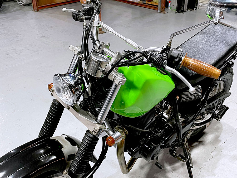 ヤマハ発動機 TW200 TW225 タンク 赤 2JX ヤマハ 純正 中古