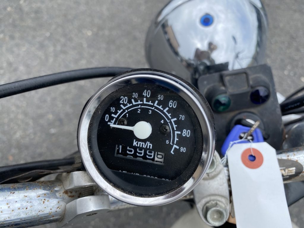 エイプ100 純正 メーター③ ホンダ エイプ100 純正メーター モンキー等に!! 中古品 -